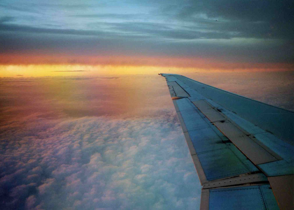 Roger Kipp: Dusk at 30,000 feet