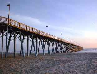 Jean Cohen: Pier At Rosarito Beach