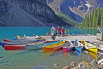 Margot Schweifler: Moraine Lake Canoes