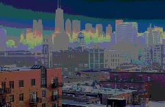 Meline Pickus: Chicago-Skyline