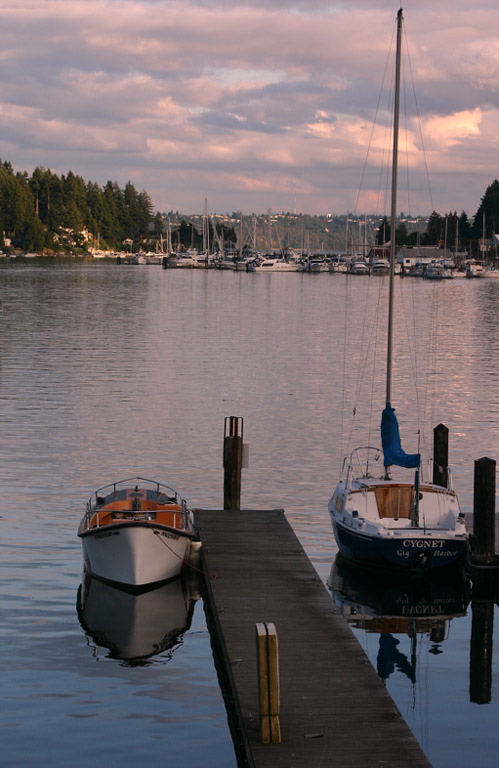 Lionel Leiter: At Anchor Gig Harbor  WA