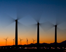 Stuart Lynn: Windmills At Sunrise 1